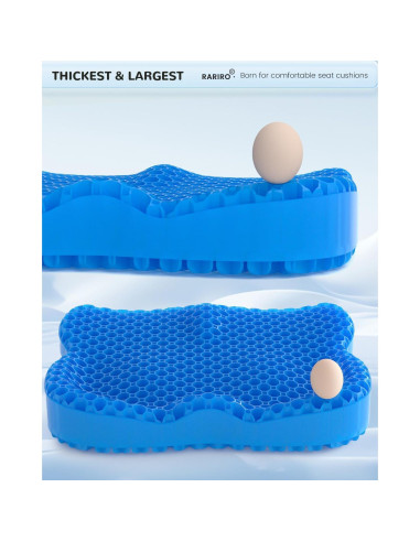 Cojín de Gel RARIRO 50x40.6 cm para Alivio de Presión