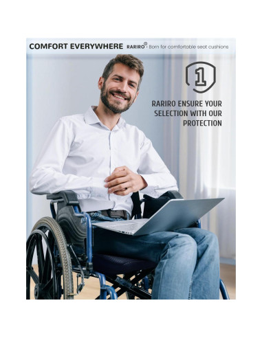 Cojín de Gel RARIRO 50x40.6 cm para Alivio de Presión