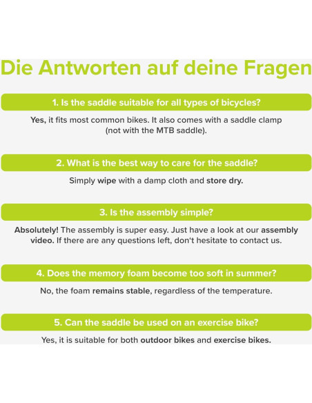 Sillín de bicicleta Velmia unisex - Ergonómico e impermeable