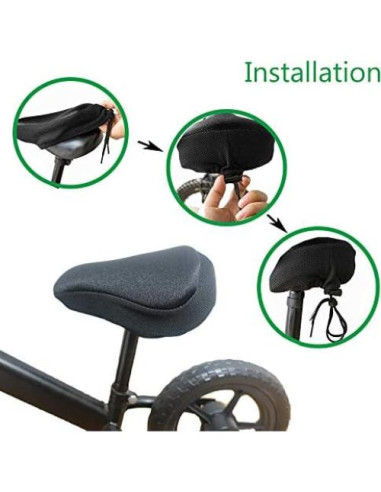 Funda de Cojín de Gel para Asiento de Bicicleta Infantil MI0512 20x13 cm