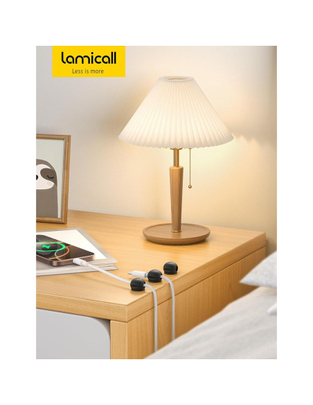 8 Clips Organizadores de Cables Magnéticos Lamicall Silicona