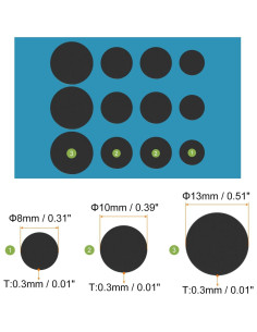 Cubierta de Webcam Deslizante MECCANIXITY 12 Paquete Negra 2