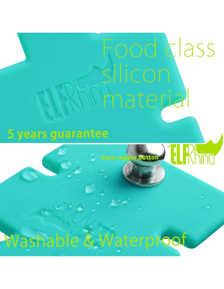 Organizador de Auriculares ELFRhino de Silicona Azul 5cm