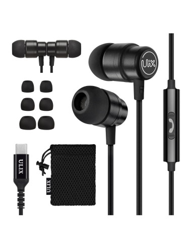 Auriculares USB-C UliX Rider con Aislamiento de Sonido