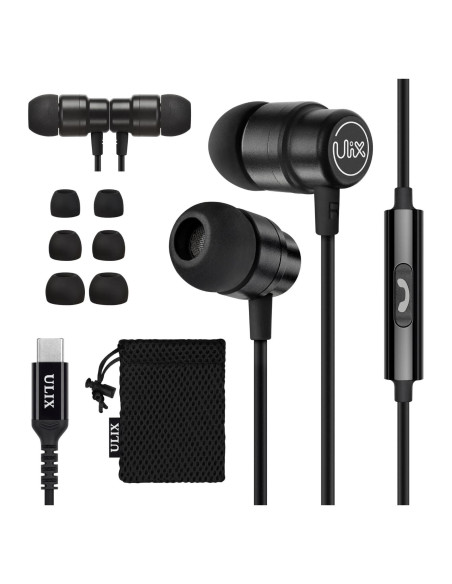 Auriculares USB-C UliX Rider con Aislamiento de Sonido