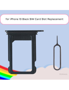 Bandeja de Tarjeta SIM iPhone 13 Negra con Herramienta de Extracción 2