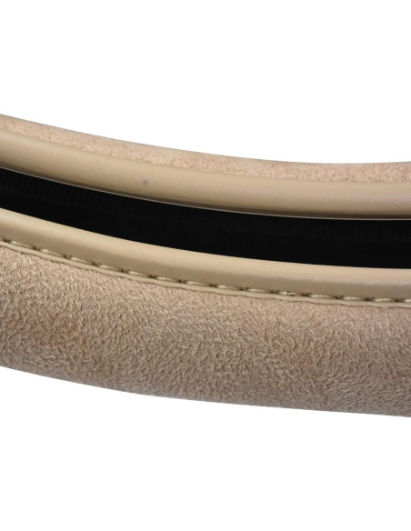 Cubierta de Volante CAR PASS Beige Seda Sintética 37-38 cm