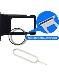 Bandeja de Tarjeta SIM MMOBIEL para iPhone 12 Pro/Pro Max - Negro 2