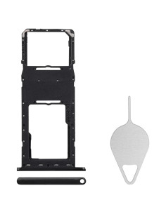 Bandeja de tarjeta SIM para Samsung Galaxy A04e - Reemplazo Negro