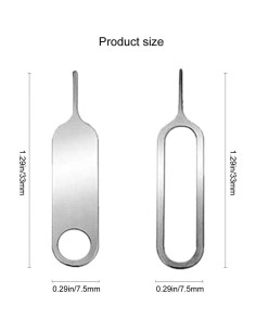 50 Piezas Herramienta Extracción Tarjeta SIM ANRACHEL Ejector 2