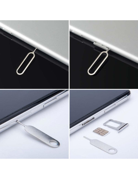 50 Piezas Herramienta Extracción Tarjeta SIM ANRACHEL Ejector 50 Piezas Herramienta Extracción Tarjeta SIM ANRACHEL Ejector