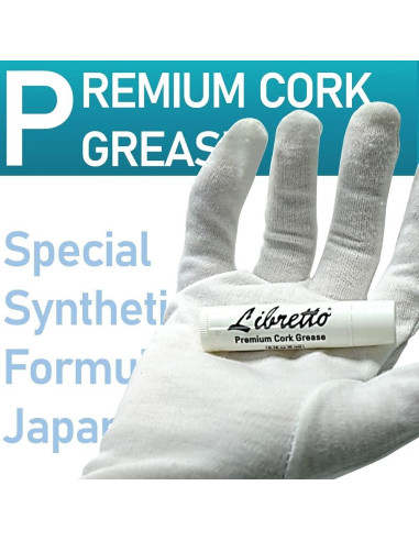 Kit de Cuidado para Clarinete Libretto - Cepillos, Paño y Grasa