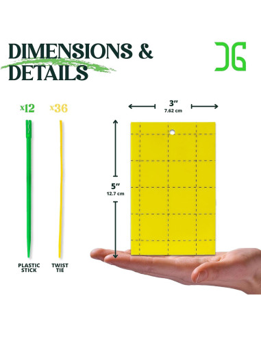 Trampas Adhesivas Doble Cara Catchmaster 36 Unidades Amarillas