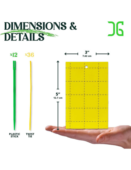 Trampas Adhesivas Doble Cara Catchmaster 36 Unidades Amarillas