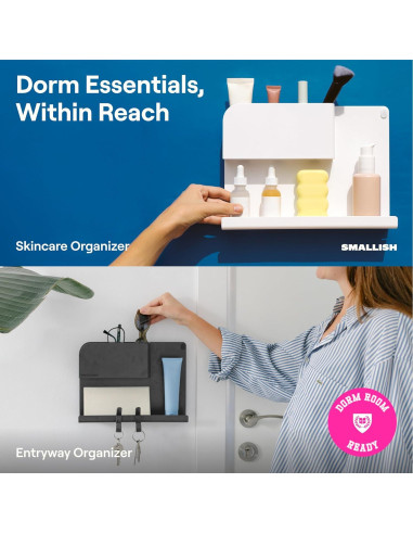 Organizador de Pared Smallish WallShelfie Negro - Estante Flotante