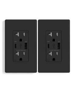 Toma de Corriente USB ELEGRP 20A Carga Rápida 20W Paquete de 2