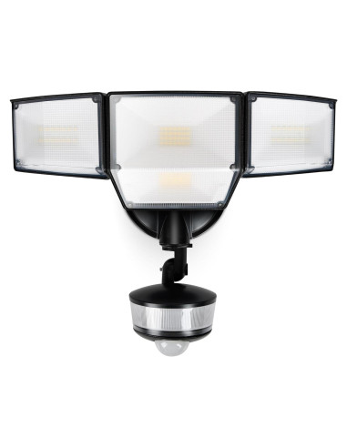 Luz de Seguridad LED LUTEC 84W 9500LM con Sensor Movimiento