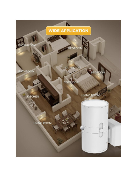 Luz Nocturna Regulable LOHAS con Sensor de Movimiento 3000K