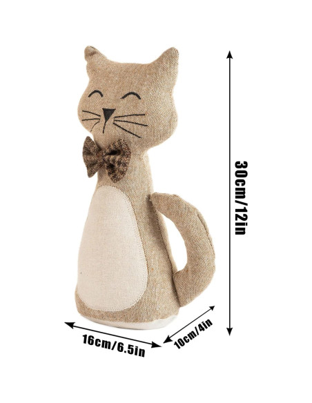 Tope de Puerta Decorativo Marwood Gato 16.5x10.2x30.5 cm