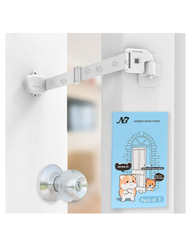 Correa de Puerta Ajustable Neobay para Gatos - Pestillo 24.1cm