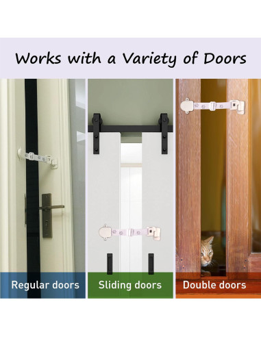 Correa de Puerta Ajustable Neobay para Gatos - Pestillo 24.1cm
