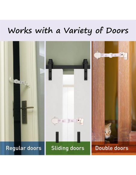 Correa de Puerta Ajustable Neobay para Gatos - Pestillo 24.1cm Correa de Puerta Ajustable Neobay para Gatos - Pestillo 24.1cm