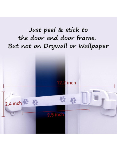 Correa de Puerta Ajustable Neobay para Gatos - Pestillo 24.1cm