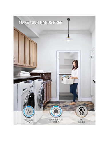 Bombilla LED TORCHSTAR con Sensor de Movimiento 9W 6000K - Paquete de 2