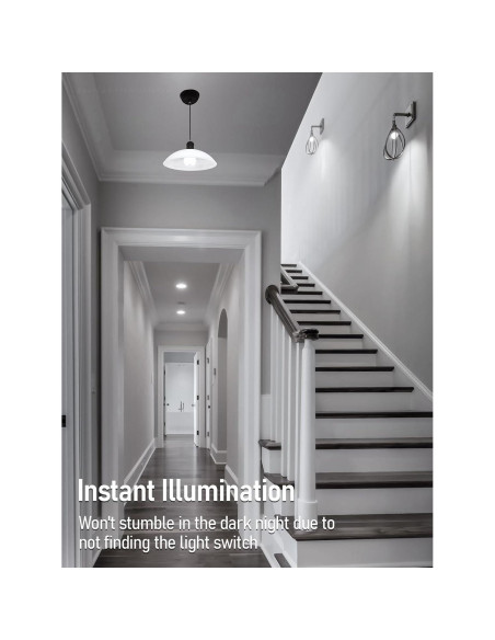 Bombilla LED TORCHSTAR con Sensor de Movimiento 9W 6000K - Paquete de 2 Bombilla LED TORCHSTAR con Sensor de Movimiento 9W 6000K - Paquete de 2