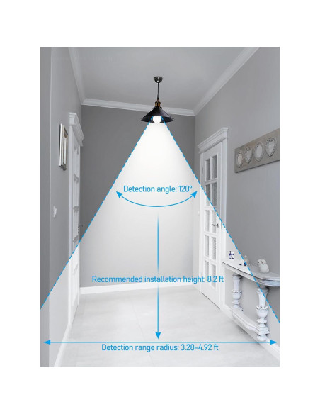 Bombilla LED TORCHSTAR con Sensor de Movimiento 9W 6000K - Paquete de 2 Bombilla LED TORCHSTAR con Sensor de Movimiento 9W 6000K - Paquete de 2
