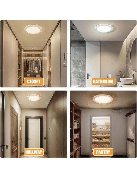 Luz de Techo LED Recargable Rodalims RL0029A1 con Control Remoto