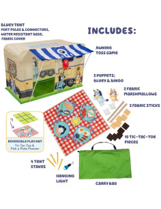 Fortaleza de Actividades Camping Bluey - Juguete Interactivo 2