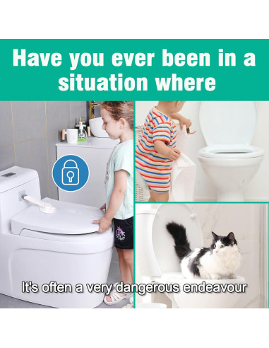 Bloqueo de Seguridad para Inodoro Bebés Babylush - 1 Paquete