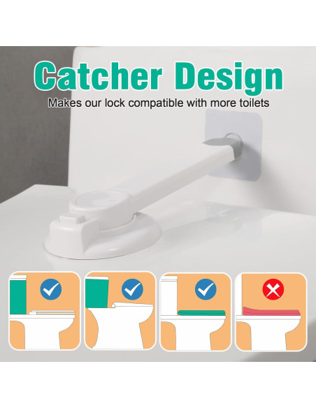 Bloqueo de Seguridad para Inodoro Bebés Babylush - 1 Paquete