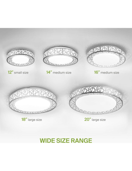 Luz de Techo LED Empotrada ASD 30.48 cm 20W Regulable Niquel