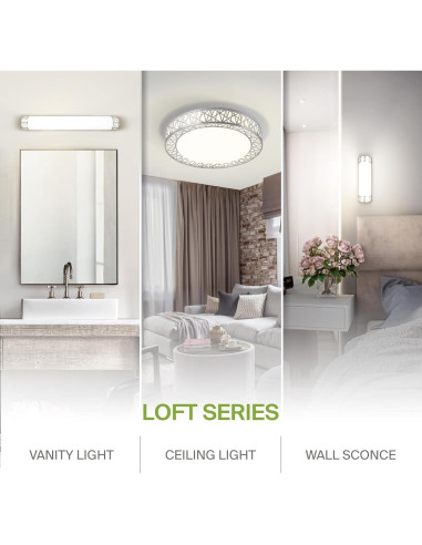 Luz de Techo LED Empotrada ASD 30.48 cm 20W Regulable Niquel