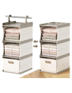 Estante Colgante HAIXIN de Plástico 3 Niveles con Cajón