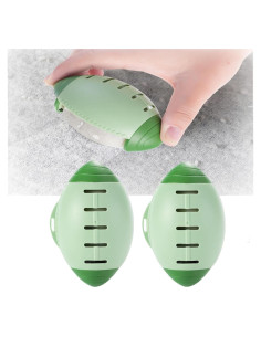 Rodillo de Pelusa Reutilizable LERAO - 2 PCS Verde 10x6 cm