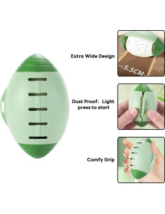 Rodillo de Pelusa Reutilizable LERAO - 2 PCS Verde 10x6 cm 2