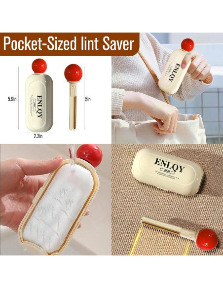 Rodillo para Pelusa 2 en 1 ZEKURAPA Lavable y Ecológico