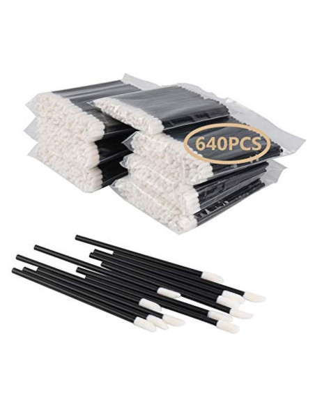 640 Cepillos de Labios Desechables Mooerca - Aplicadores de Maquillaje 640 Cepillos de Labios Desechables Mooerca - Aplicadores de Maquillaje