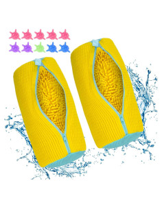 Bolsa de Lavado para Zapatos Gardon Amarillo con 10 Pelotas