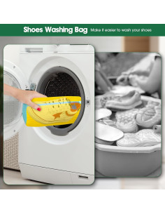 Bolsa de Lavado para Zapatos Gardon Amarillo con 10 Pelotas 2