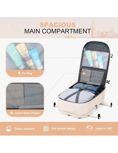 Mochila de Viaje Maelstrom 35L Impermeable para Portátil 17"