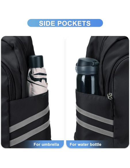 Mochila de Gimnasio Coofay Pequeña Impermeable 20L Negra Mochila de Gimnasio Coofay Pequeña Impermeable 20L Negra