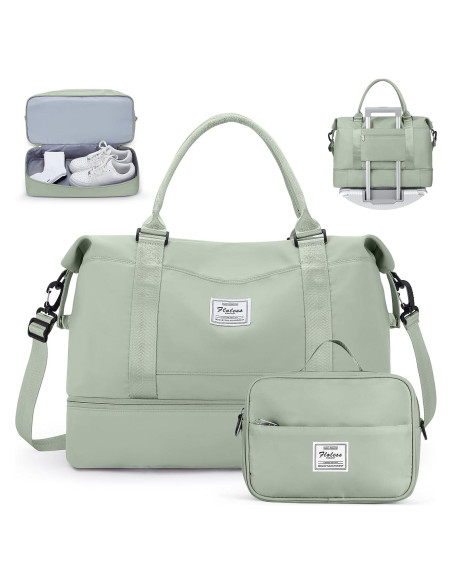 Bolsa de viaje tipo duffel HYC00 con compartimento para zapatos 56x17x45 cm Bolsa de viaje tipo duffel HYC00 con compartimento para zapatos 56x17x45 cm