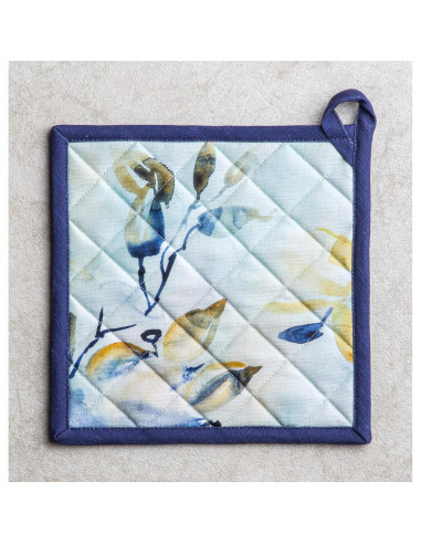 Juego de Manoplas de Horno y Soporte Maison d' Hermine 100% Algodón