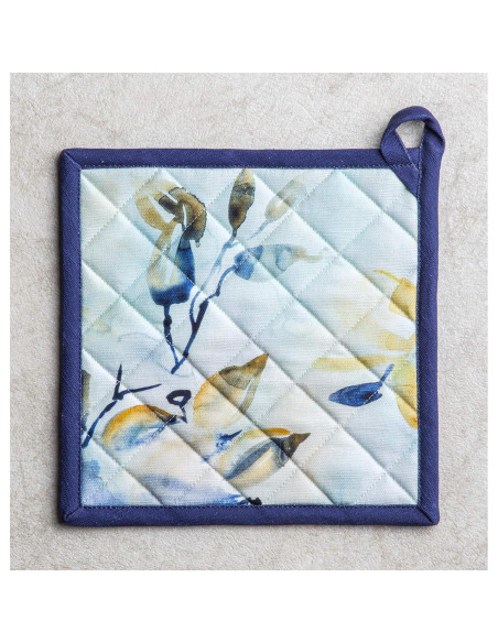 Juego de Manoplas de Horno y Soporte Maison d' Hermine 100% Algodón Juego de Manoplas de Horno y Soporte Maison d' Hermine 100% Algodón