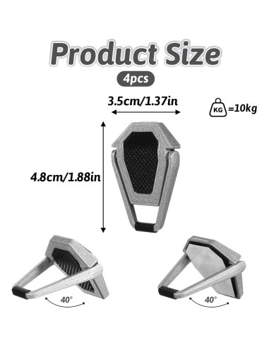 Soporte Ergonómico para Laptop JJUNW - 4 Piezas Ajustable