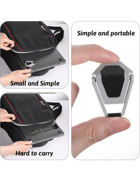 Soporte Ergonómico para Laptop JJUNW - 4 Piezas Ajustable